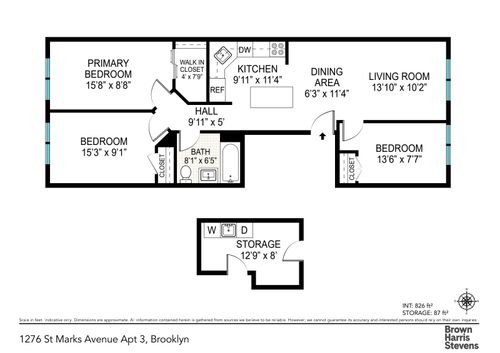 2-1276 Saint Marks Ave, Brooklyn, NY, 11213-4359 | Card Image