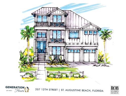 207 12th St, St Augustine Beach, FL, 32080-6360 | Card Image