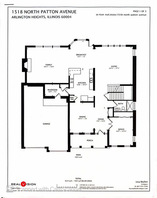 1518 N Patton Ave, Arlington Heights, IL, 60004-3618 | Card Image