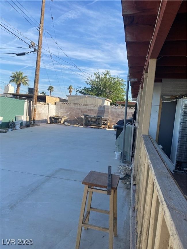 View of patio featuring a fenced backyard | Image 21