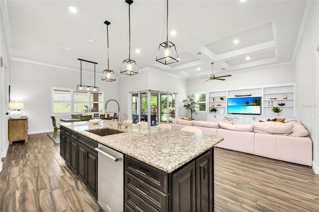 view of living room from kitchen | Image 19
