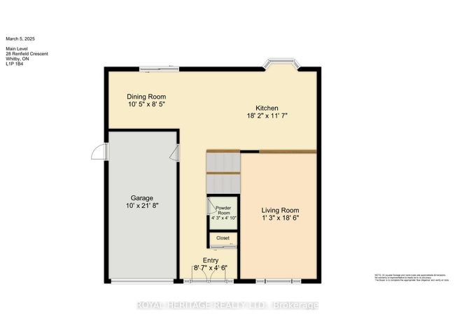28 Renfield Cres, House other with 3 bedrooms, 3 bathrooms and 2 parking in Whitby ON | Image 32