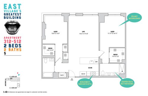 512-510 E 14th St, New York, NY, 10009-3697 | Card Image