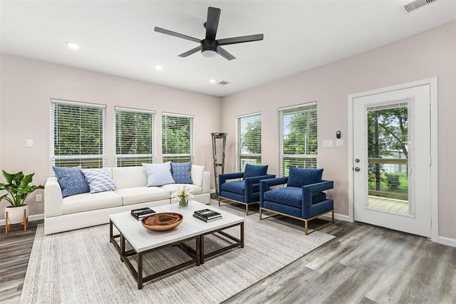Virtually staged living room | Image 12