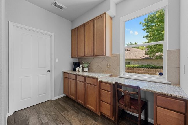 Built in desk off the kitchen. | Image 10