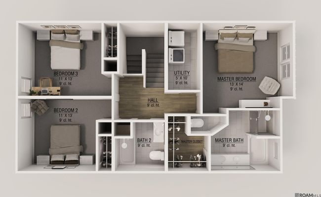 6330 Fallow Drive, Townhouse with 3 bedrooms, 3 bathrooms and 1 parking in Saint George LA | Image 5