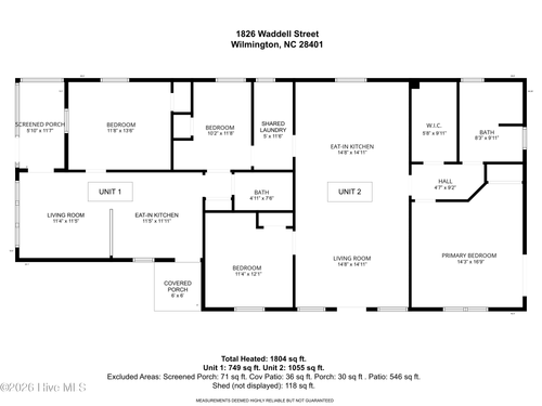 1826 Waddell St, Wilmington, NC, 28401-6541 | Card Image