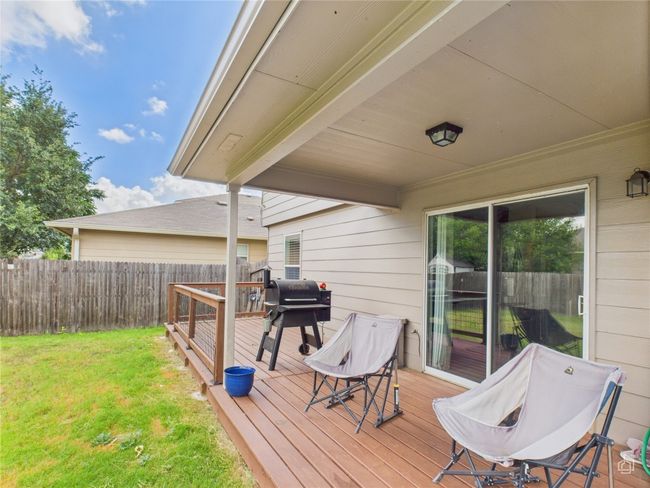 Wooden deck featuring area for grilling | Image 29