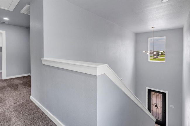 Corridor with carpet, an upstairs landing, and recessed lighting | Image 20