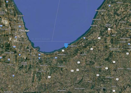 100 E Dunes Hwy, Beverly Shores, IN, 46301 | Card Image