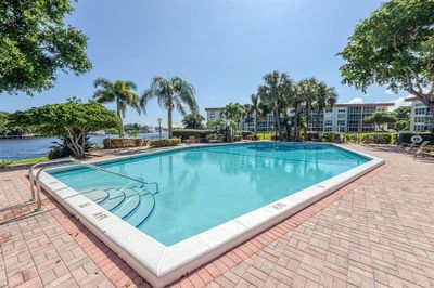 Gorgeous pool located right on the main intracoastal in Lighthouse Point | Image 2