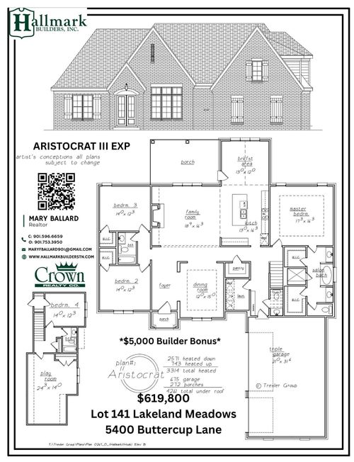 5400 Buttercup Ln, Lakeland, TN, 38002 | Card Image