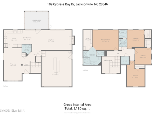 109 Cypress Bay Dr, Jacksonville, NC, 28546-9660 | Card Image
