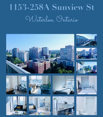 1153 - 258A Sunview St, Condo with 2 bedrooms, 1 bathrooms and null parking in Waterloo ON | Image 1