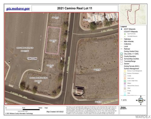 2021 Camino Real Lot 11 Boulevard, Bullhead City, AZ, 86442 | Card Image