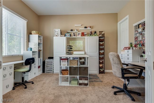 Home office featuring carpet | Image 15