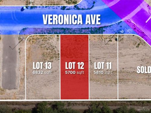 Lot 12 Veronica Avenue, Roma, TX, 78584 | Card Image