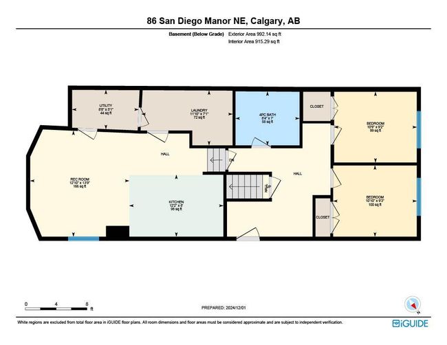 86 San Diego Manor Ne, House other with 5 bedrooms, 3 bathrooms and 2 parking in Calgary AB | Image 34