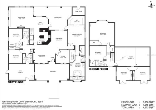 121 Falling Water Dr, BRANDON, FL, 33511-7859 | Card Image