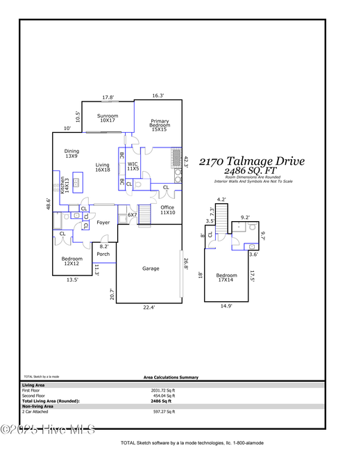 2170 Talmage Dr, Leland, NC, 28451-9340 | Card Image