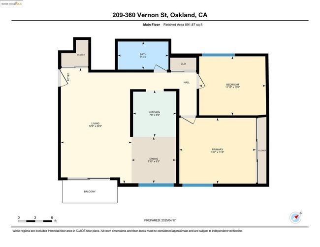 APT-209 - 360 Vernon St, Condo with 2 bedrooms, 1 bathrooms and 1 parking in Oakland CA | Image 15