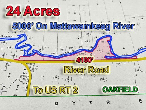 Lot 8 River Road, Oakfield, ME, 04763 | Card Image