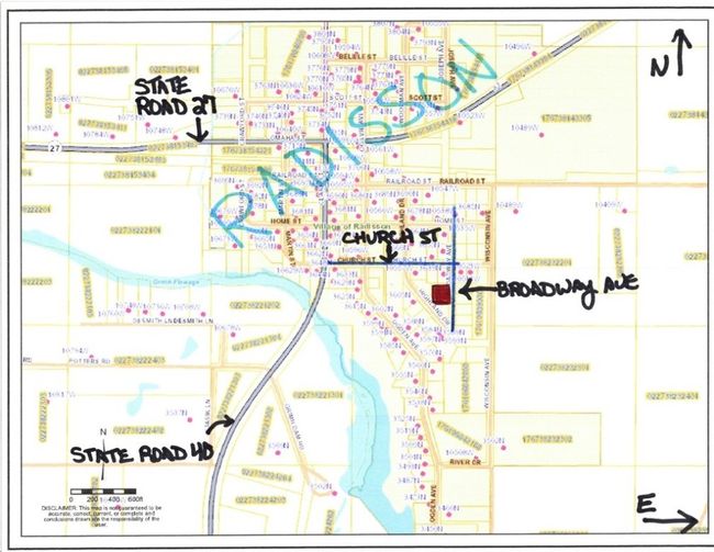 Radisson WI Street Map | Image 11