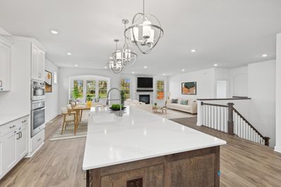 (Photo of decorated model, finishes will vary) Stainless-steel appliances elevate this stylish kitchen | Image 2