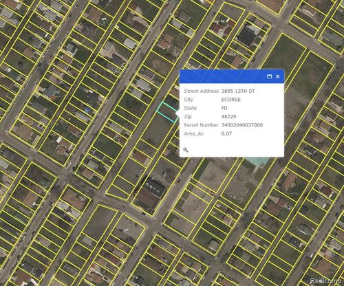 3895 13th St, Ecorse, MI, 48229-1322 | Card Image