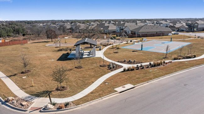 Aerial perspective of suburban area with a park | Image 38
