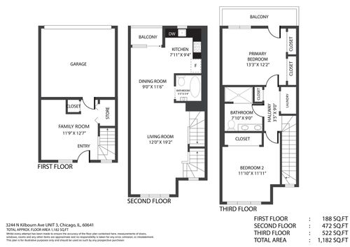unit-3-3244 N Kilbourn Ave, Chicago, IL, 60641-4564 | Card Image