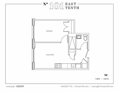 7c-101 E 10th St, New York, NY, 10003-7515 | Card Image