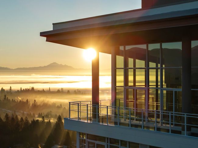 Property exterior at dusk with a mountain view | Image 10
