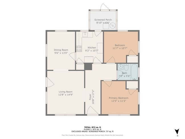 2 bedroom floor plan | Image 21