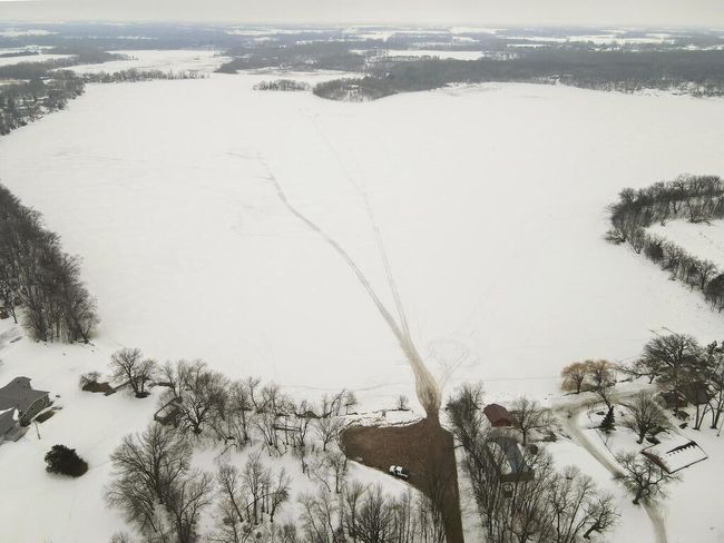 Aerial lake view of Limestone Lake from boat launch | Image 12