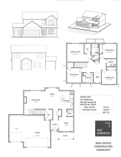 878 Red Hawk Dr, Milton, WI, 53563-1847 | Card Image