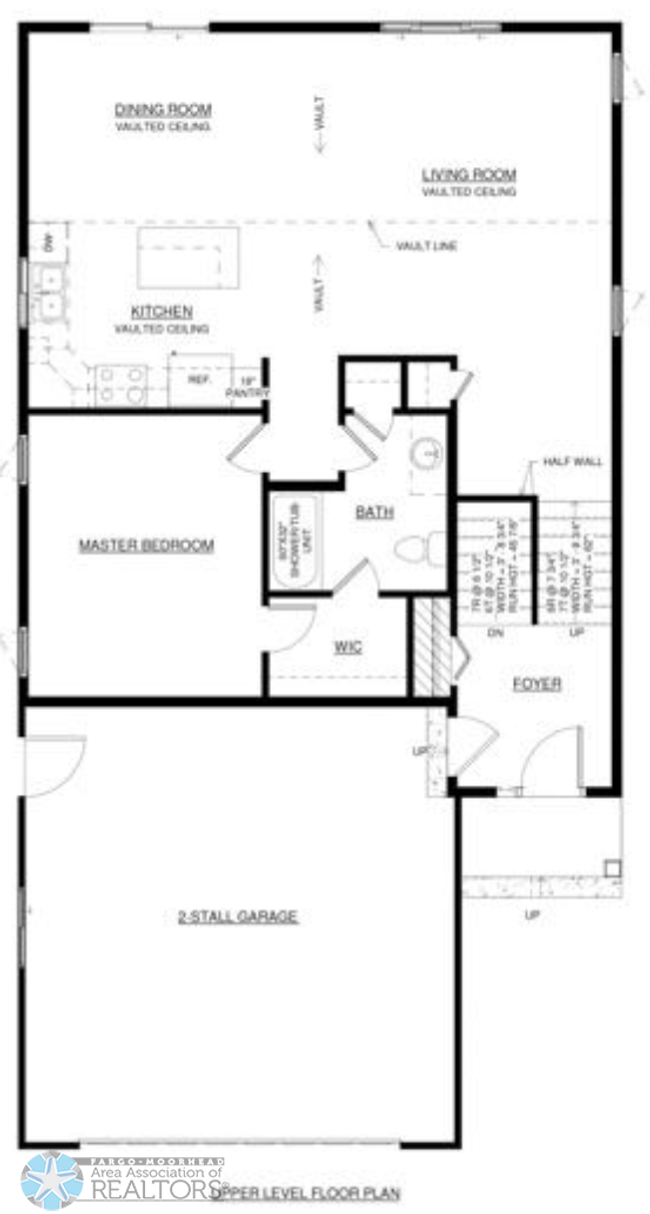 Example Birch floorplan- Foyer and Upper Level | Image 40