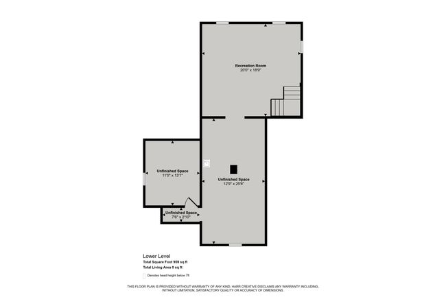 BASEMENT FLOORPLAN - CRAWL SPACE AREAS NOT SHOWN | Image 31