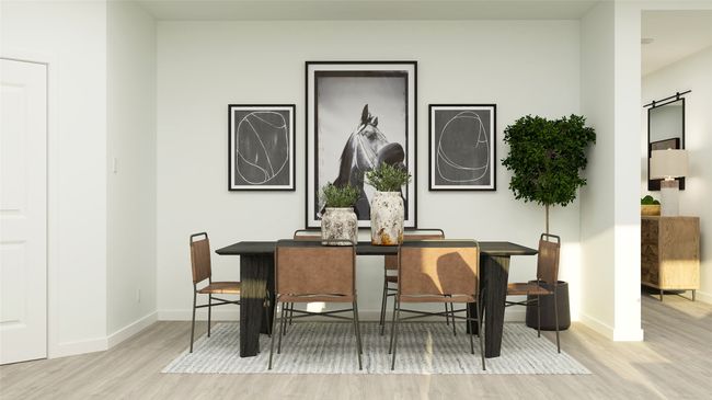 Dining room featuring wood finished floors and baseboards | Image 19