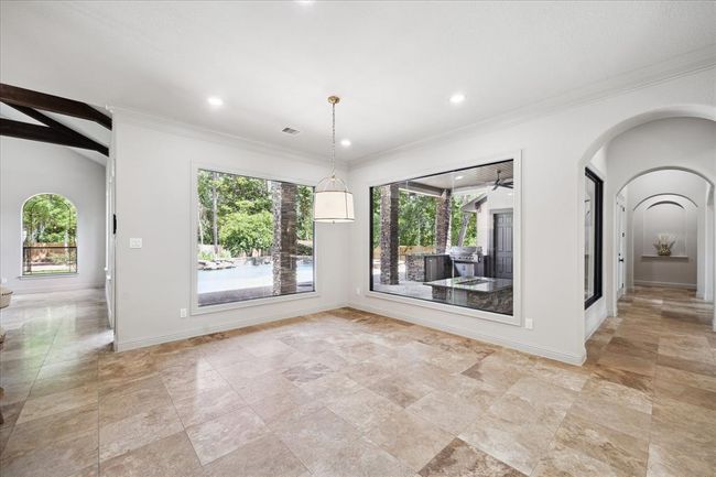 Goregiou Break Nook Overlooks The Treelined 1 Acre Yard and Pool. | Image 11