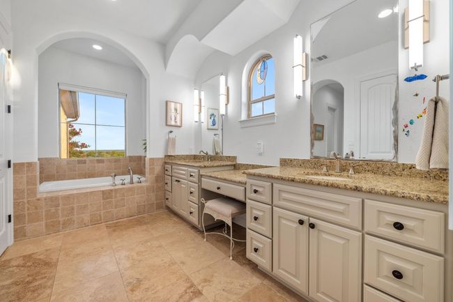 Full bath with double vanity, a bath, and recessed lighting | Image 19