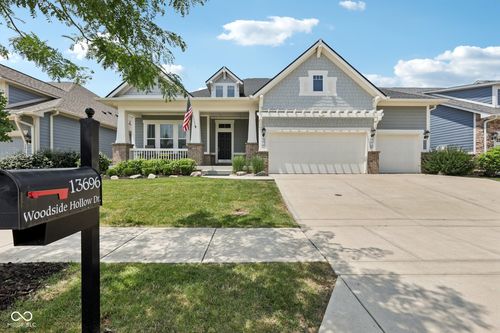 13696 Woodside Hollow Dr, Carmel, IN, 46032-7195 | Card Image