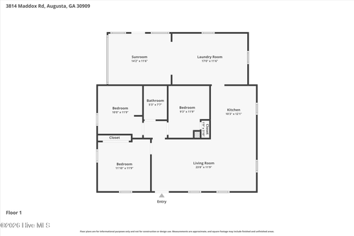 3814 Maddox Rd, Augusta, GA, 30909-9722 | Card Image
