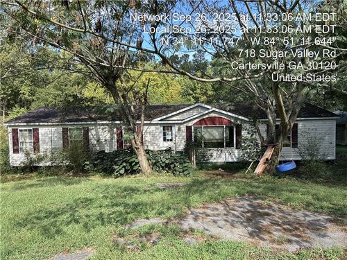 718 Sugar Valley Rd Sw, cartersville, GA, 30120-7404 | Card Image