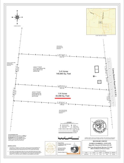 0 Caney Branch Rd, Morrison, TN, 37357 | Card Image