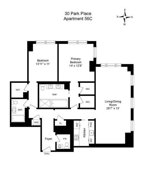 56c-30 Park Pl, New York, NY, 10007-2577 | Card Image