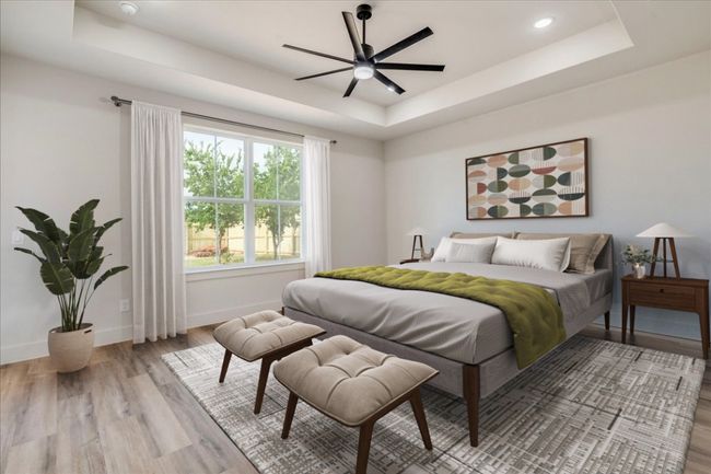 Virtually Staged bedroom furniture shows the best layout | Image 14