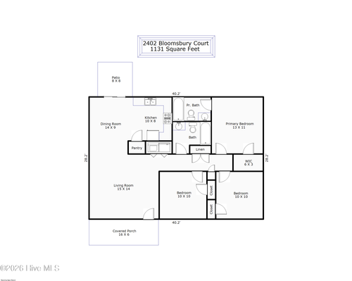 2402 Bloomsbury Ct, Wilmington, NC, 28411-6149 | Card Image