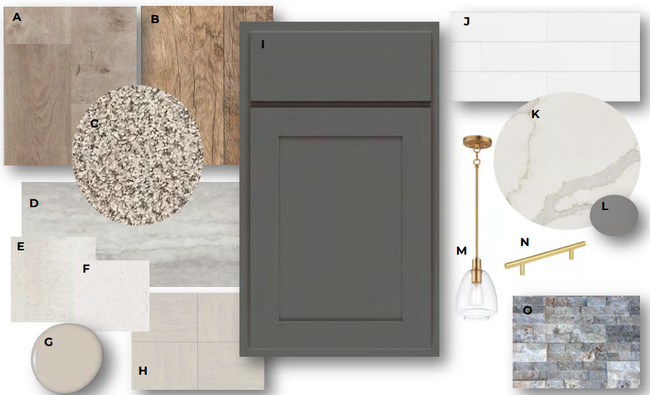 Dark grey cabinet package selected for this home. | Image 39