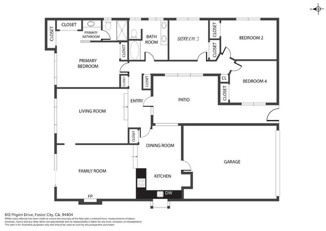 613 Pilgrim Dr, House other with 4 bedrooms, 2 bathrooms and 2 parking in Foster City CA | Image 44